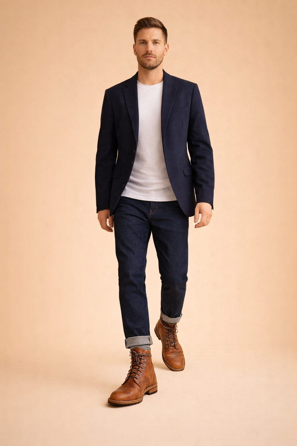 Sylwan | Męskie sznurowane buty w stylu heritage do codziennego noszenia
