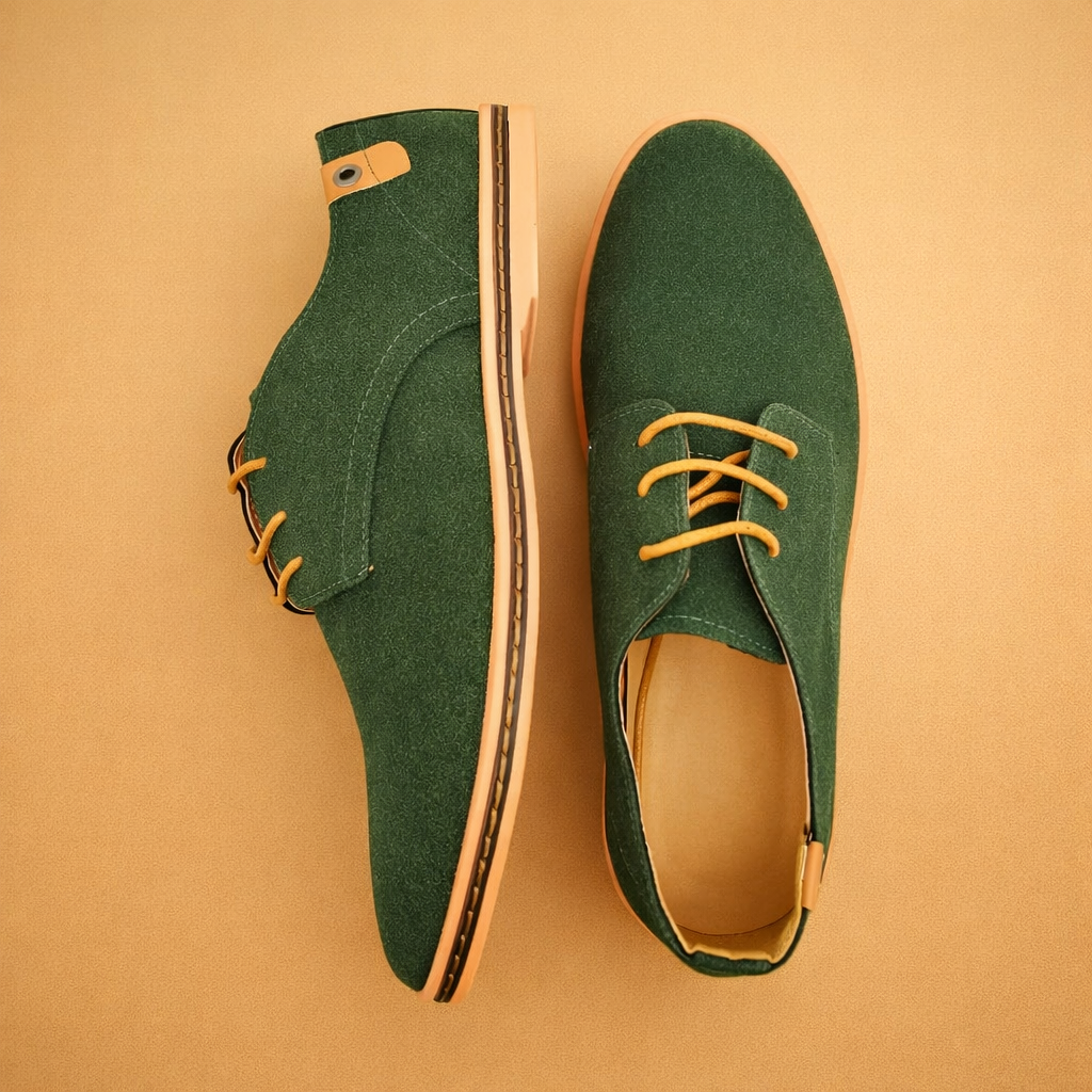 Men’s modern urban lace-up shoes with clean silhouette and everyday casual design