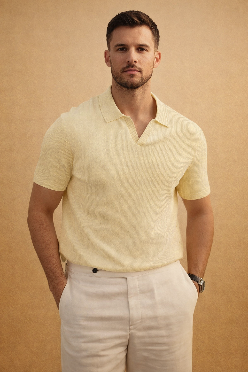 Lyon | Elegancka koszulka polo męska