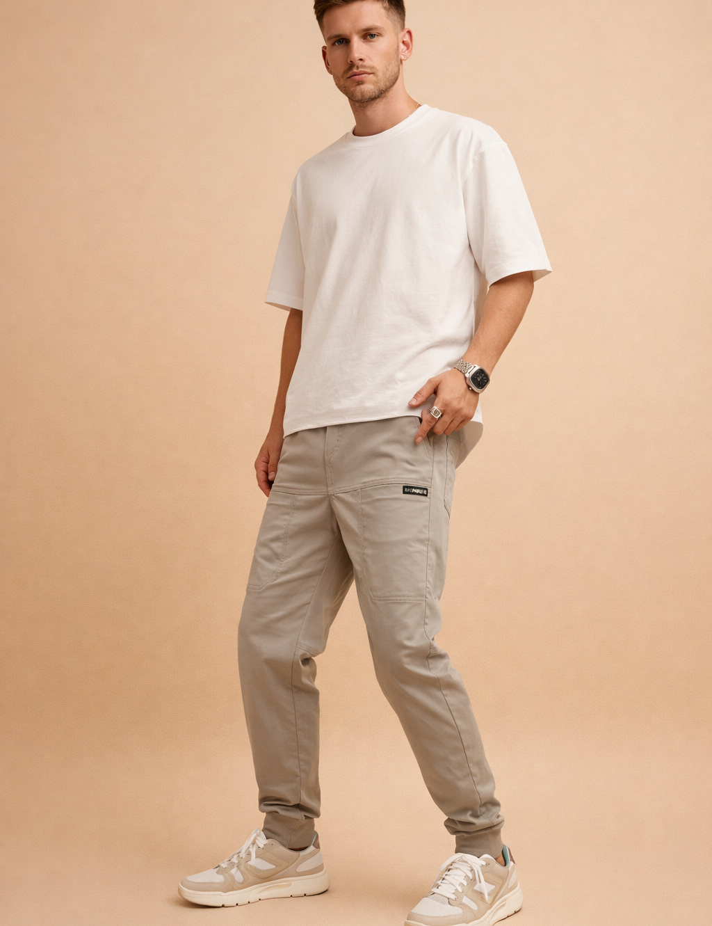 Ariel | Nowoczesne Spodnie Utility Slim