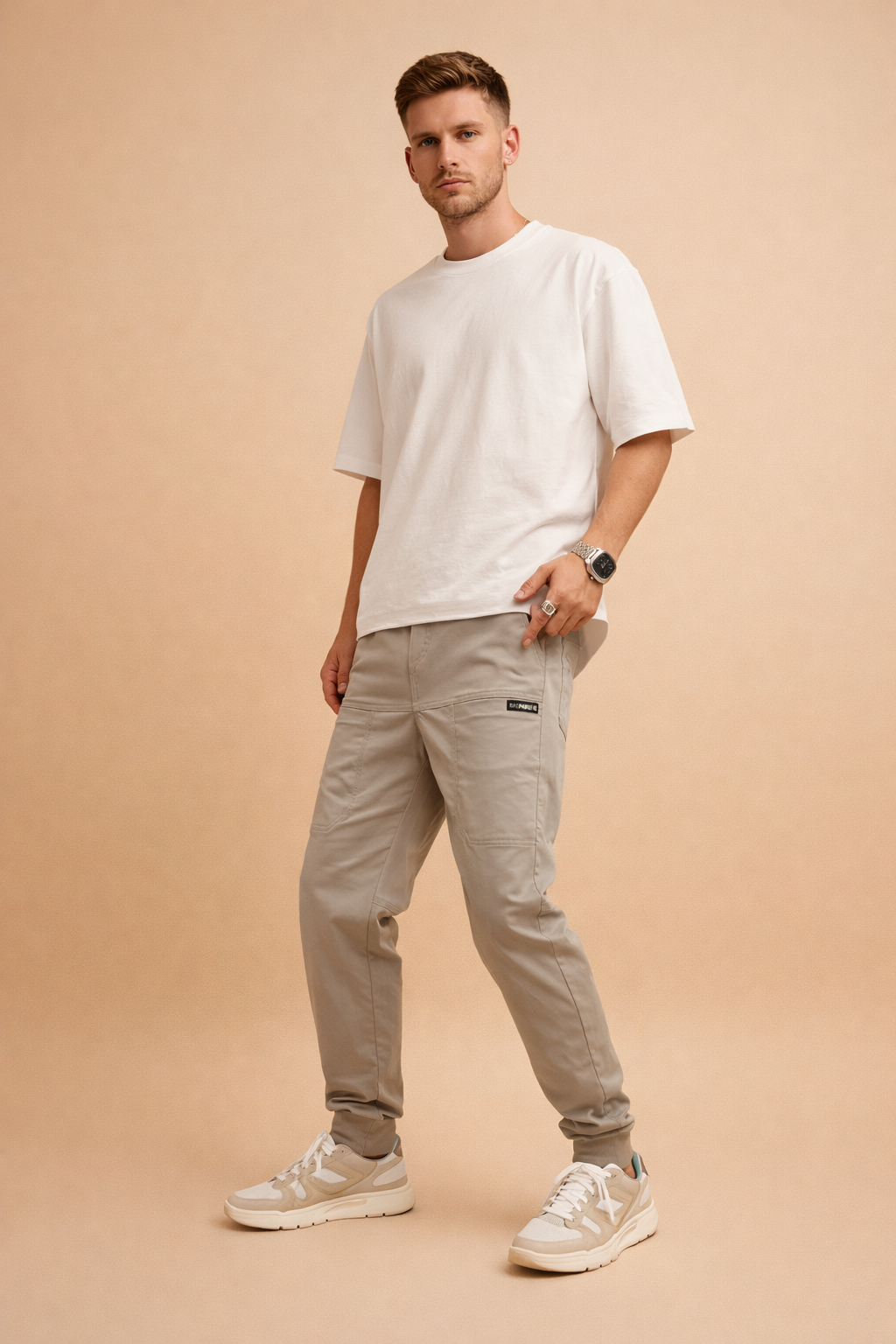 Ariel | Nowoczesne Spodnie Utility Slim