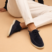 Augustyn | Nowoczesne smart-casualowe męskie buty sznurowane