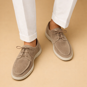 Augustyn | Nowoczesne smart-casualowe męskie buty sznurowane