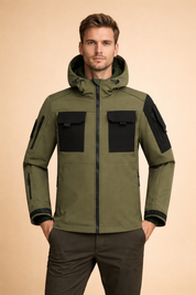Robert | Męska Kurtka Softshell z Kapturem