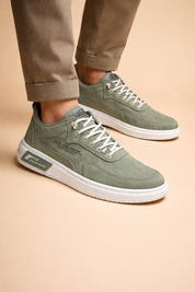 Julian | Męskie miejskie sneakersy casual sznurowane