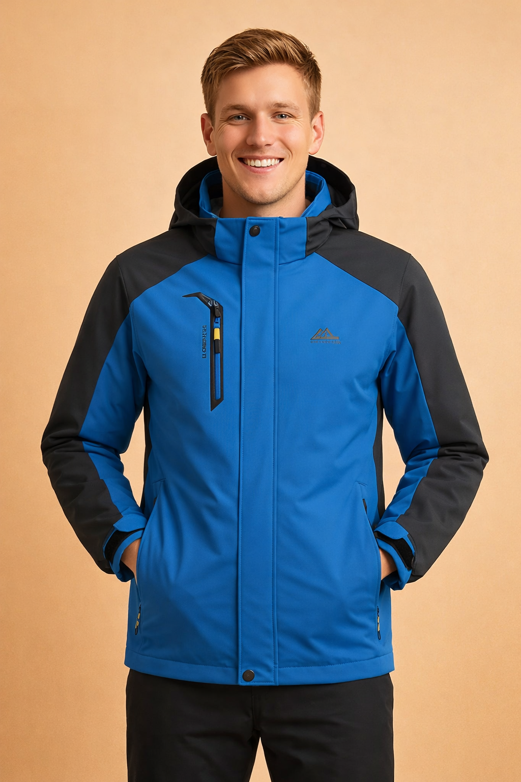 Robert | Męska aktywna bluza z kapturem do codziennego i outdoorowego użytku