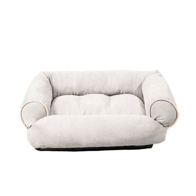 Sofa dla psa z tapicerką