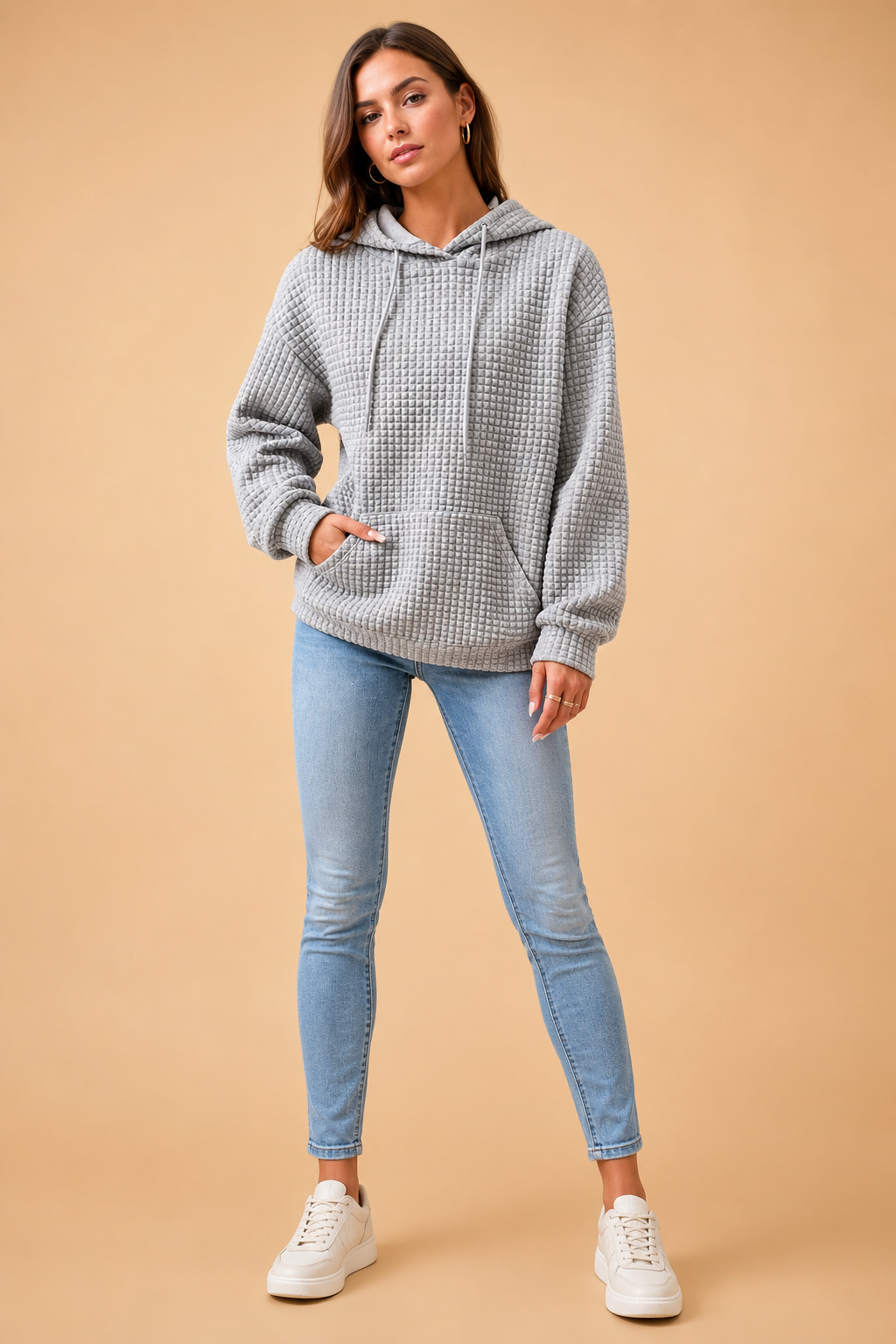 Anna | Stylowy Sweter z Kapturem