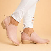 Zofia | Damskie Eleganckie Botki Wsuwane