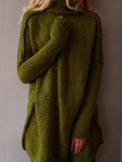 Kalina | Sweter tunikowy z golfem i luźnym krojem