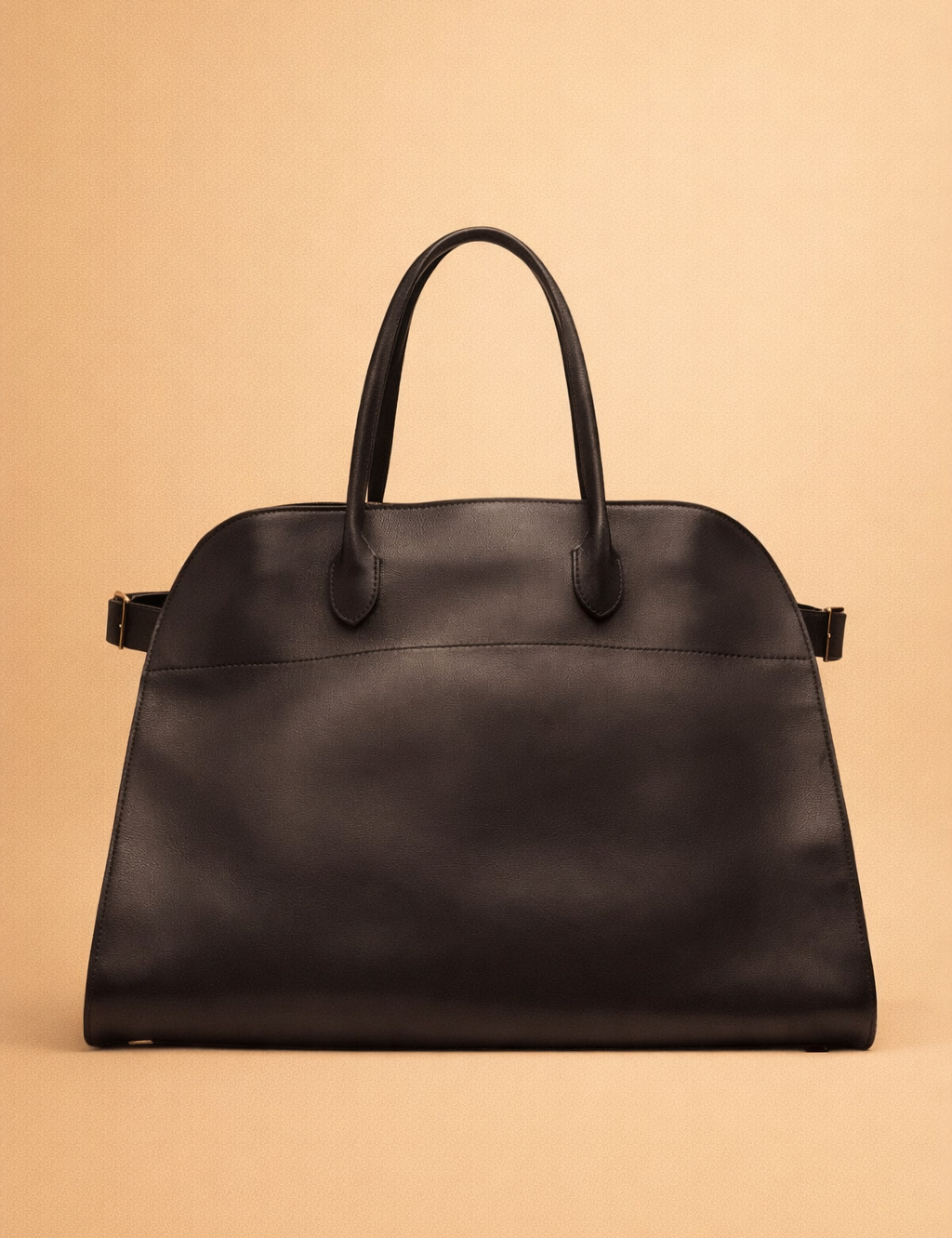 Stylowa duża torebka damska, funkcjonalna skóra wegańska