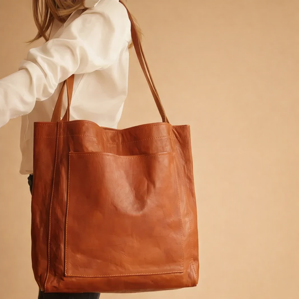 Damska torba typu tote o dużej pojemności, stylowa, najwyższej jakości tkanina
