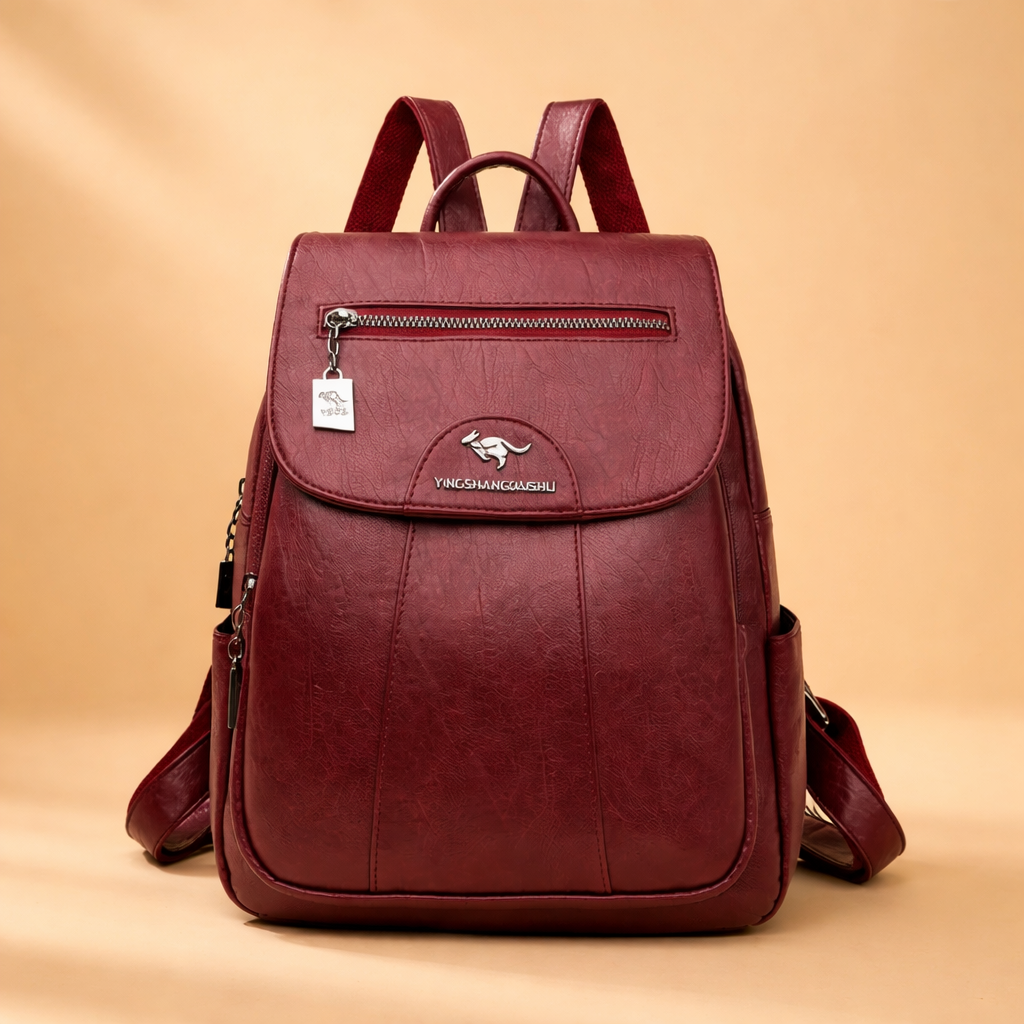 Elegancki plecak damski, wykonany z trwałej tkaniny premium