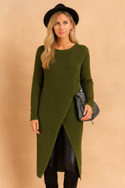 Sweter damski kolorze zielonym – świeży, modny akcent dla stylowych kobiet.