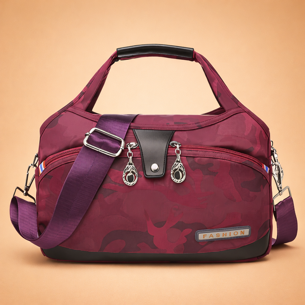 Elegancka damska torebka antykradzieżowa Stylowa mieszanka poliestru