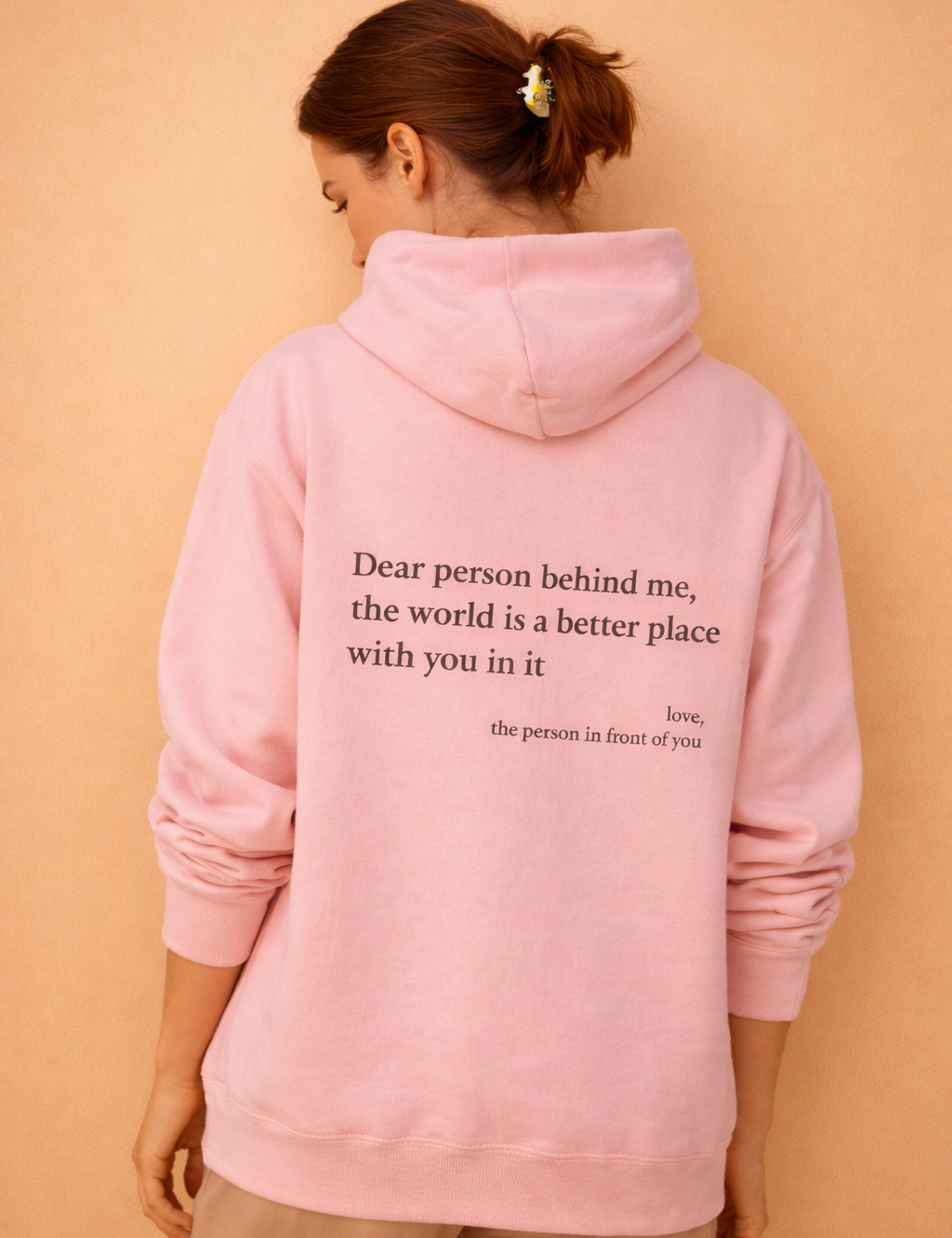 Ciepła bluza z kapturem unisex z nadrukiem | Długi rękaw