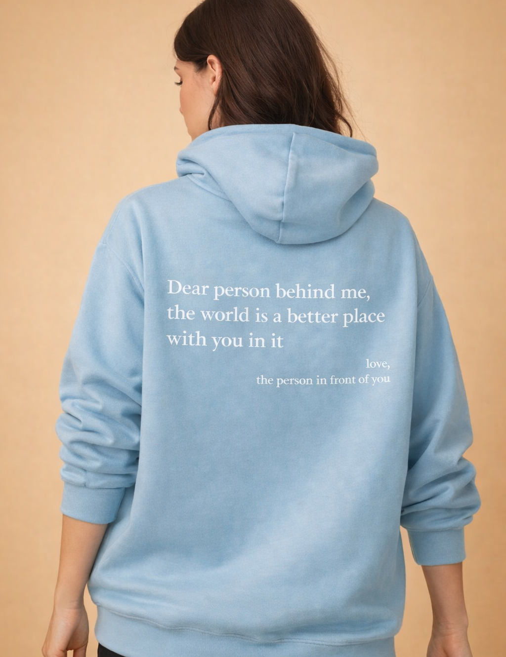 Ciepła bluza z kapturem unisex z nadrukiem | Długi rękaw