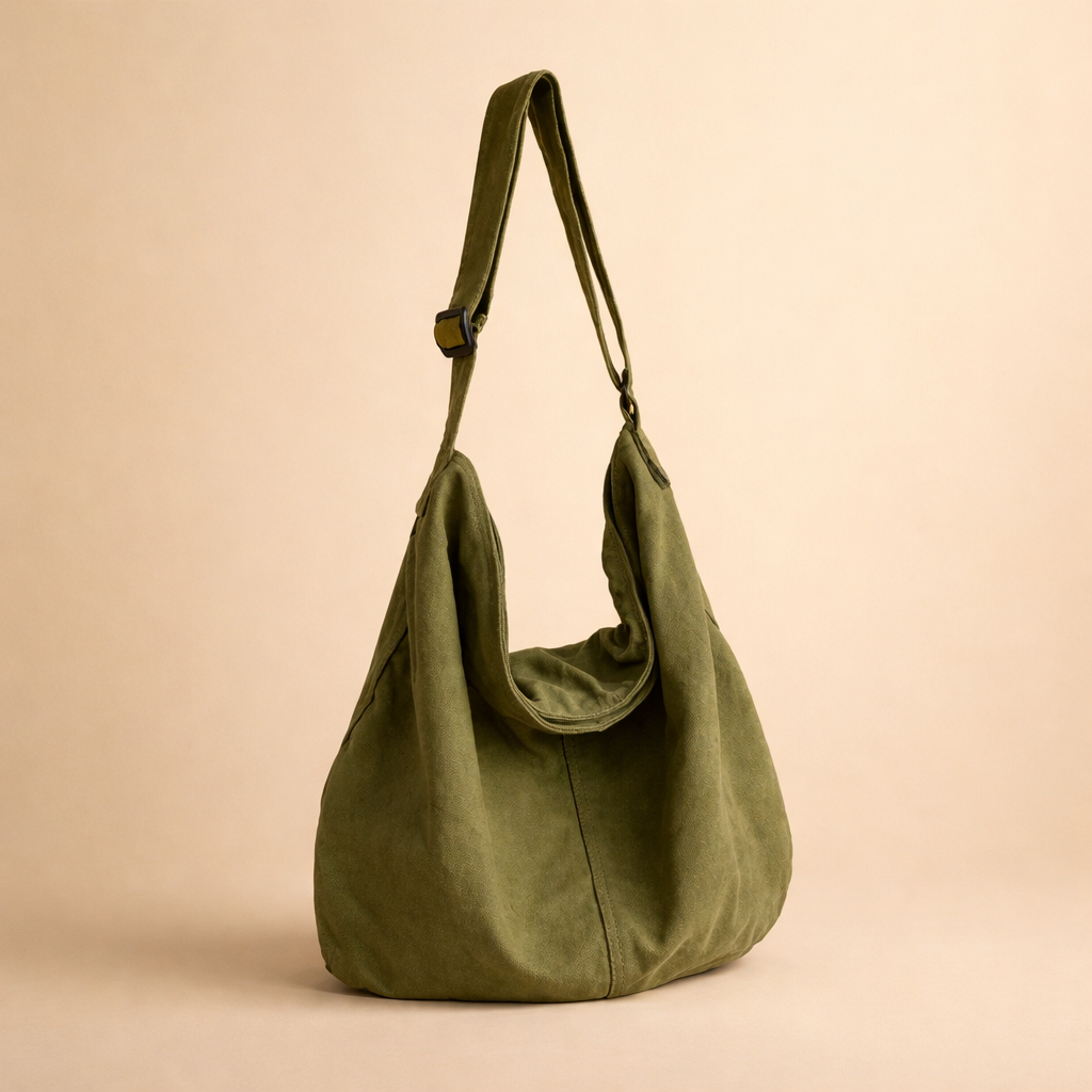 Damska pojemna torba na ramię, regulowana, z wytrzymałego materiału