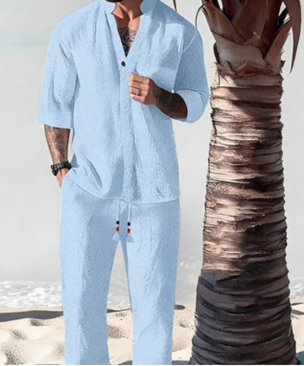 Kacper | Męski Zestaw Dwuczęściowy o Swobodnym Kroju